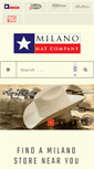 Mobile Screenshot of milanohats.com